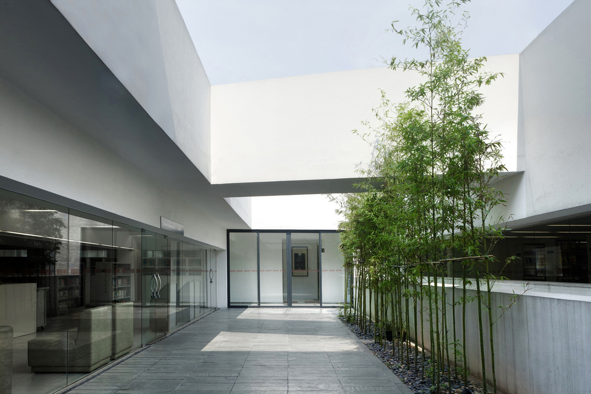 400平清新簡(jiǎn)約圖書室裝修設(shè)計(jì)效果圖-第2張圖片-上海古都建筑設(shè)計(jì)集團(tuán)